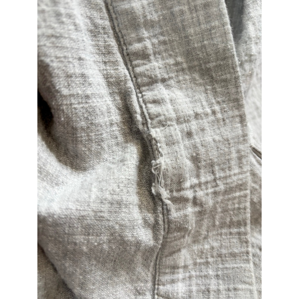 Women's COS Grey Cotton Boxy Robe Size L 100% Cotton - Picture 12 of 14